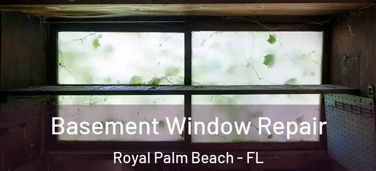 Basement Window Repair Royal Palm Beach - FL