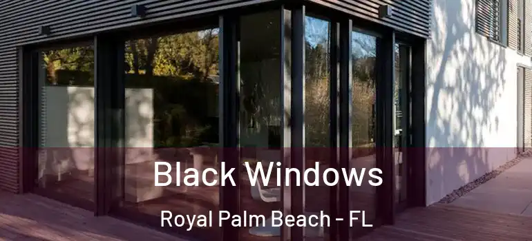 Black Windows Royal Palm Beach - FL