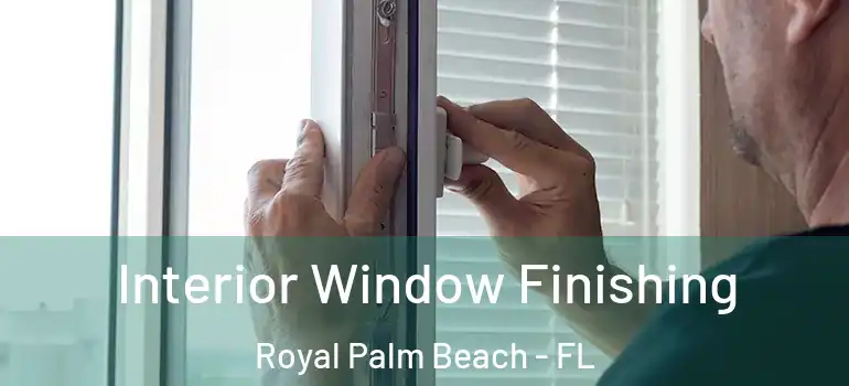 Interior Window Finishing Royal Palm Beach - FL
