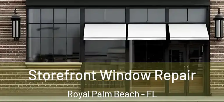 Storefront Window Repair Royal Palm Beach - FL